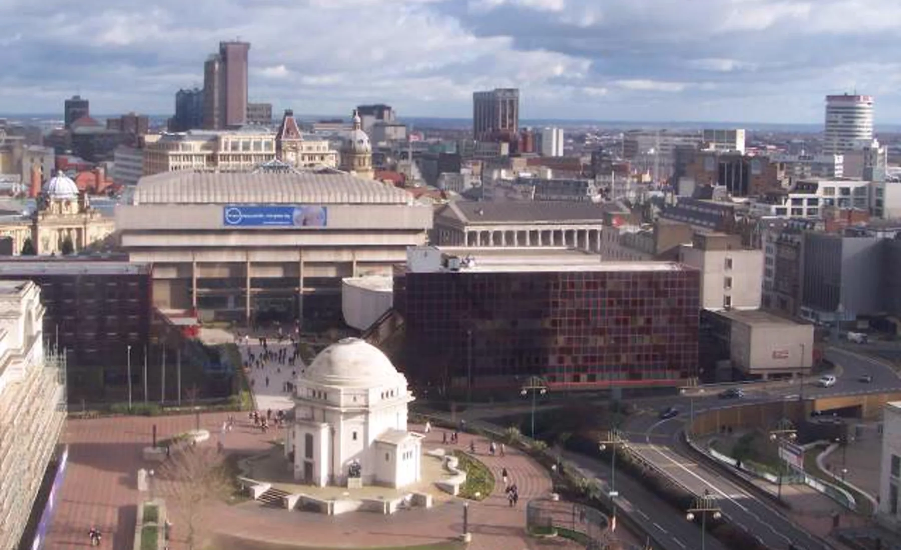 Birmingham UK viewed from the city