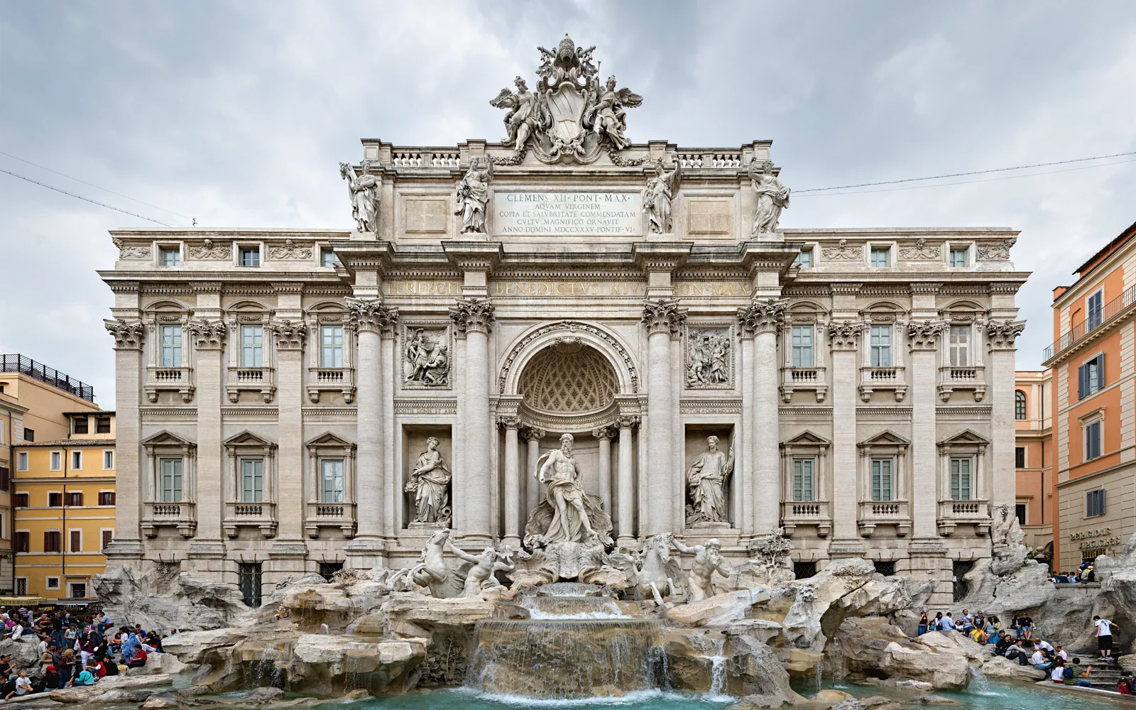 The Trevi Fountain in Rome