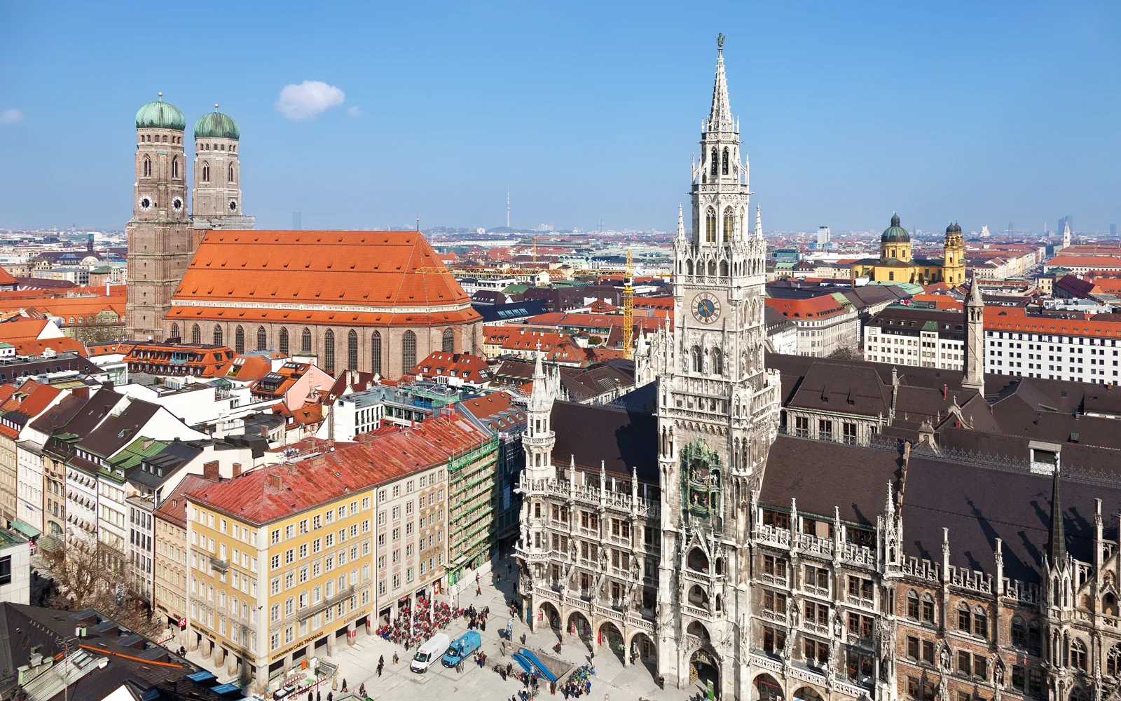 Munich's historic cityscape and landmark towers