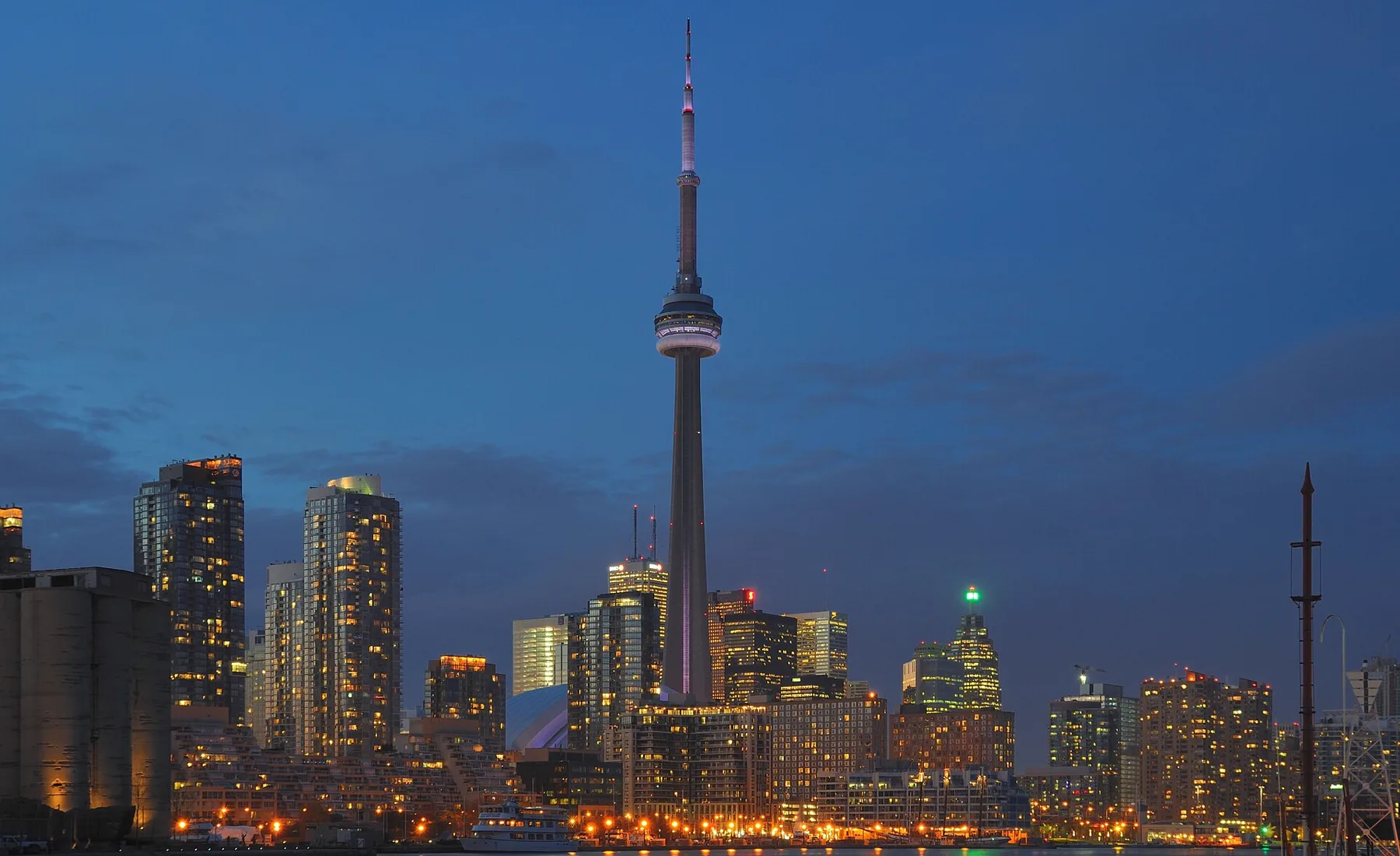 Toronto Canada viewed from the city